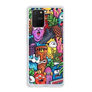 CaseCompany Vexx Mixtape: Samsung Galaxy S10 Lite Transparant Hoesje