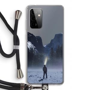 CaseCompany Wanderlust: Samsung Galaxy A72 5G Transparant Hoesje met koord