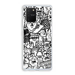 CaseCompany Vexx Mixtape #2: Samsung Galaxy S10 Lite Transparant Hoesje