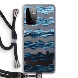 CaseCompany Oceaan: Samsung Galaxy A72 5G Transparant Hoesje met koord