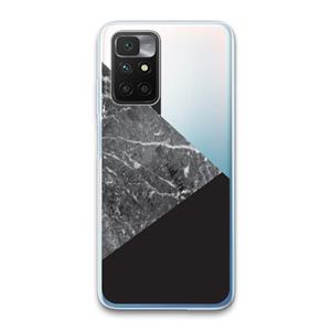 CaseCompany Combinatie marmer: Xiaomi Redmi 10 Transparant Hoesje