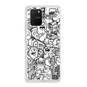 CaseCompany Vexx City #2: Samsung Galaxy S10 Lite Transparant Hoesje