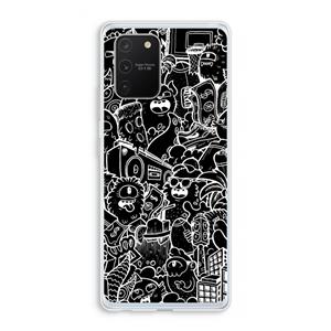CaseCompany Vexx Black City : Samsung Galaxy S10 Lite Transparant Hoesje