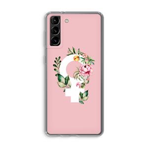 CaseCompany Venus: Samsung Galaxy S21 Plus Transparant Hoesje
