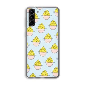 CaseCompany Citroenen: Samsung Galaxy S21 Plus Transparant Hoesje