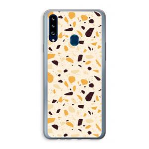 CaseCompany Terrazzo N°13: Samsung Galaxy A20s Transparant Hoesje