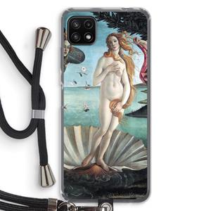 CaseCompany Birth Of Venus: Samsung Galaxy A22 5G Transparant Hoesje met koord