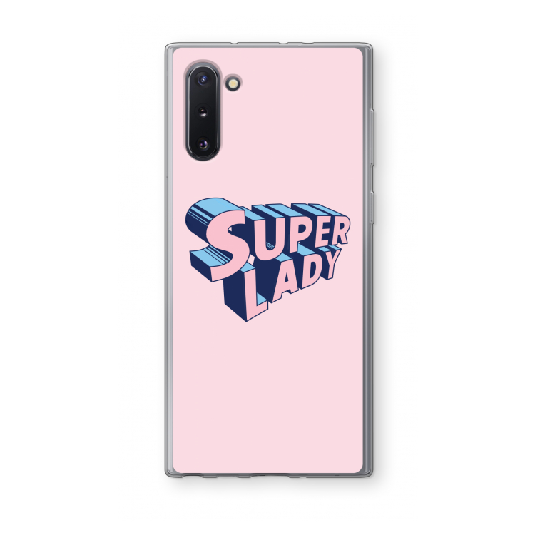 CaseCompany Superlady: Samsung Galaxy Note 10 Transparant Hoesje