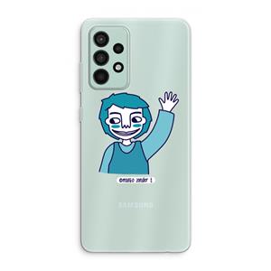 CaseCompany Zwaai: Samsung Galaxy A52s 5G Transparant Hoesje