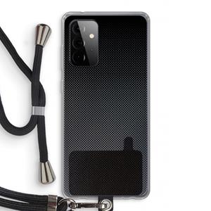 CaseCompany Musketon Halftone: Samsung Galaxy A72 5G Transparant Hoesje met koord