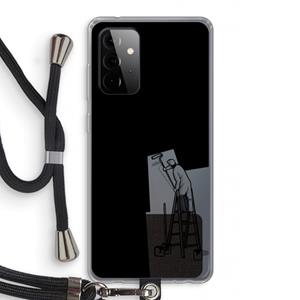CaseCompany Musketon Painter: Samsung Galaxy A72 5G Transparant Hoesje met koord