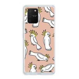 CaseCompany Papegaai: Samsung Galaxy S10 Lite Transparant Hoesje