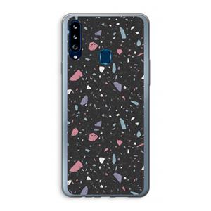 CaseCompany Terrazzo N°16: Samsung Galaxy A20s Transparant Hoesje