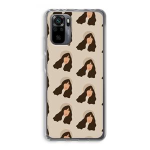 CaseCompany Bonjour mon amour: Xiaomi Redmi Note 10 Pro Transparant Hoesje
