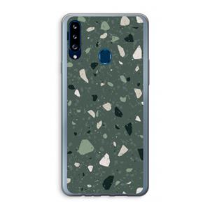 CaseCompany Terrazzo N°19: Samsung Galaxy A20s Transparant Hoesje
