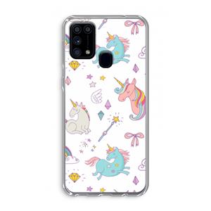 CaseCompany Fantasiewereld: Samsung Galaxy M31 Transparant Hoesje