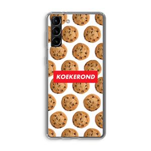 CaseCompany Koekerond: Samsung Galaxy S21 Plus Transparant Hoesje