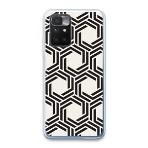 CaseCompany Geometrisch patroon: Xiaomi Redmi 10 Transparant Hoesje