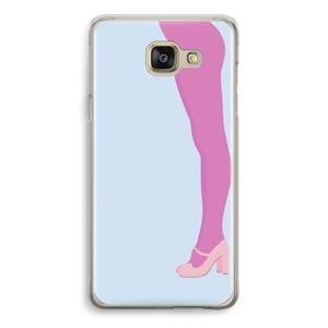 CaseCompany Pink panty: Samsung Galaxy A5 (2016) Transparant Hoesje