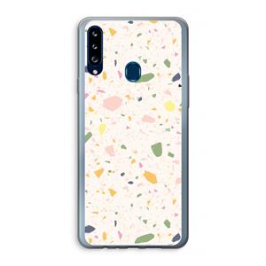 CaseCompany Terrazzo N°21: Samsung Galaxy A20s Transparant Hoesje