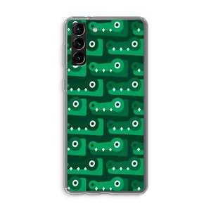 CaseCompany Crocs: Samsung Galaxy S21 Plus Transparant Hoesje