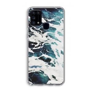 CaseCompany Golven: Samsung Galaxy M31 Transparant Hoesje