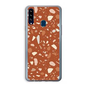 CaseCompany Terrazzo N°22: Samsung Galaxy A20s Transparant Hoesje