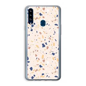 CaseCompany Terrazzo N°23: Samsung Galaxy A20s Transparant Hoesje