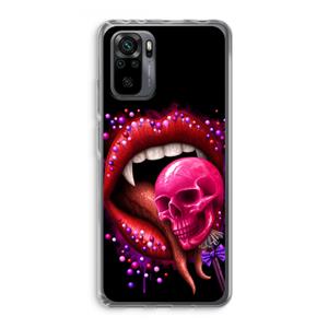 CaseCompany Dodelijk zoet: Xiaomi Redmi Note 10 Pro Transparant Hoesje