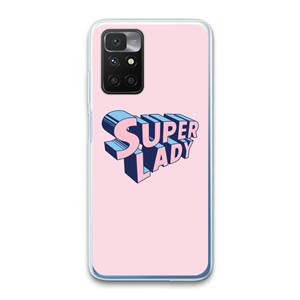CaseCompany Superlady: Xiaomi Redmi 10 Transparant Hoesje