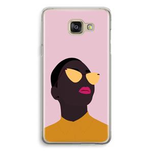 CaseCompany Yellow glasses: Samsung Galaxy A5 (2016) Transparant Hoesje