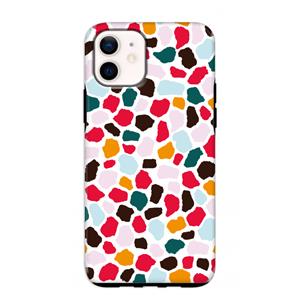 CaseCompany Colored Giraffe: iPhone 12 mini Tough Case