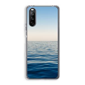 CaseCompany Water horizon: Sony Xperia 10 III Transparant Hoesje