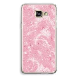 CaseCompany Abstract Painting Pink: Samsung Galaxy A5 (2016) Transparant Hoesje