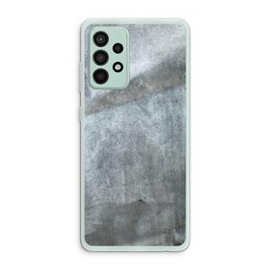 CaseCompany Grey Stone: Samsung Galaxy A52s 5G Transparant Hoesje