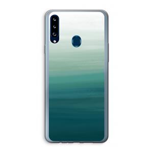 CaseCompany Ocean: Samsung Galaxy A20s Transparant Hoesje