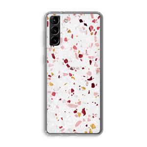 CaseCompany Terrazzo N°9: Samsung Galaxy S21 Plus Transparant Hoesje