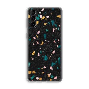 CaseCompany Terrazzo N°10: Samsung Galaxy S21 Plus Transparant Hoesje