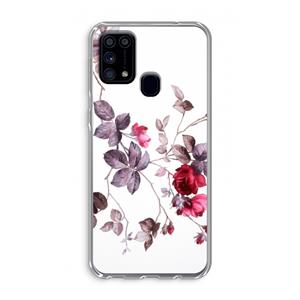 CaseCompany Mooie bloemen: Samsung Galaxy M31 Transparant Hoesje
