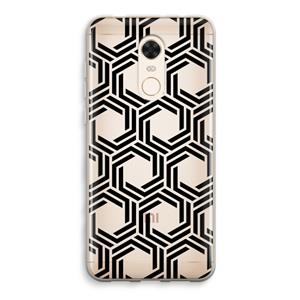 CaseCompany Geometrisch patroon: Xiaomi Redmi 5 Transparant Hoesje