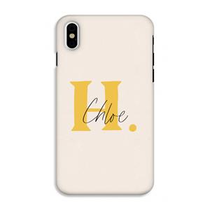 CaseCompany Amber Script: iPhone XS Tough Case