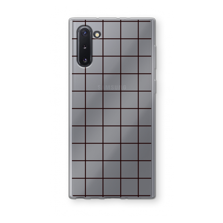 CaseCompany Rooster: Samsung Galaxy Note 10 Transparant Hoesje