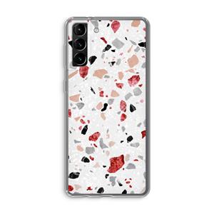 CaseCompany Terrazzo N°12: Samsung Galaxy S21 Plus Transparant Hoesje