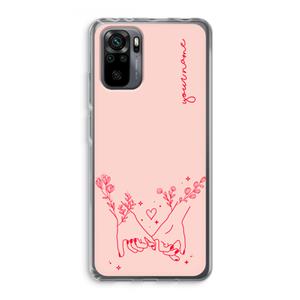 CaseCompany Best Friends: Xiaomi Redmi Note 10 Pro Transparant Hoesje