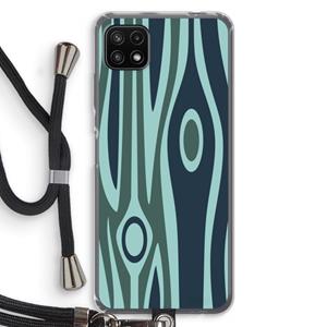 CaseCompany Bast B: Samsung Galaxy A22 5G Transparant Hoesje met koord