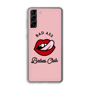 CaseCompany Badass Babes Club: Samsung Galaxy S21 Plus Transparant Hoesje