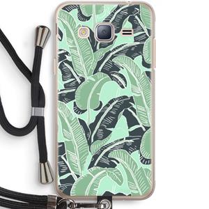 CaseCompany This Sh*t Is Bananas: Samsung Galaxy J3 (2016) Transparant Hoesje met koord