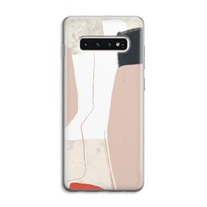 CaseCompany Lava: Samsung Galaxy S10 4G Transparant Hoesje
