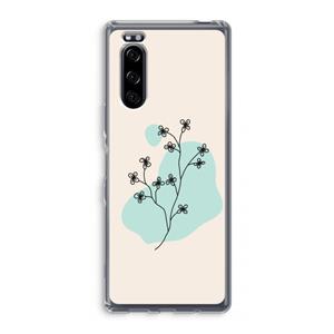 CaseCompany Love your petals: Sony Xperia 5 Transparant Hoesje