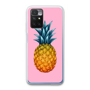 CaseCompany Grote ananas: Xiaomi Redmi 10 Transparant Hoesje